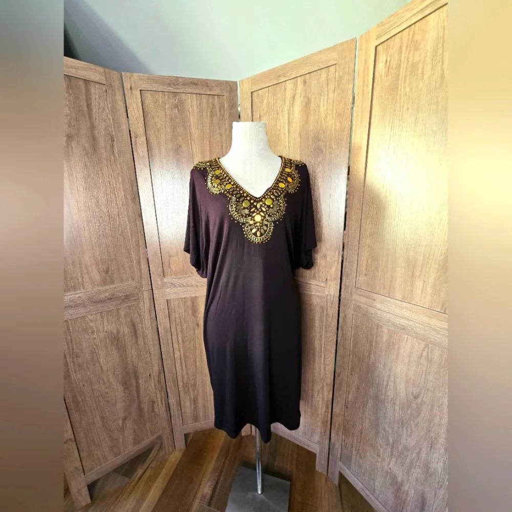 Michael Kors Bahamian black evening casual dress